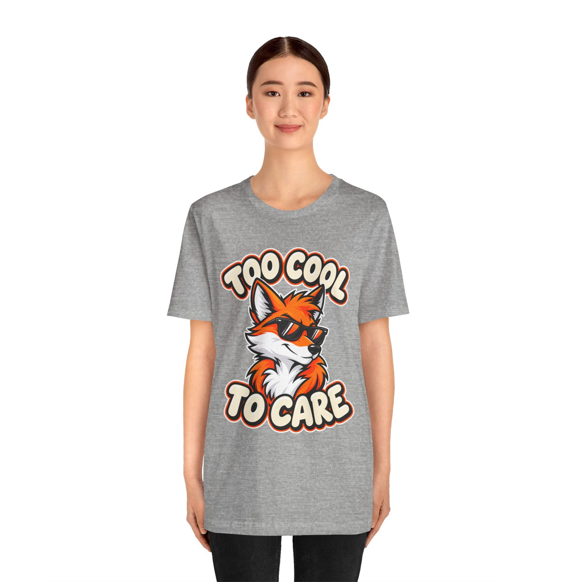 Too Cool To Care Fox T-Shirt