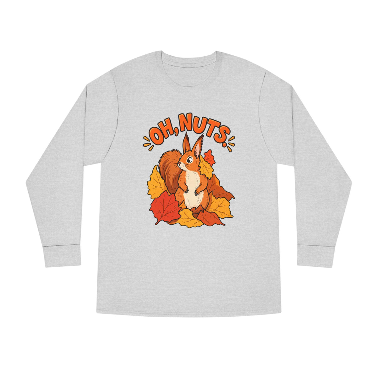 Oh, Nuts! Squirrel Fall Long Sleeve Tee