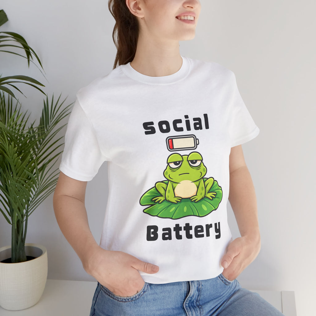 Social Battery Frog T-Shirt