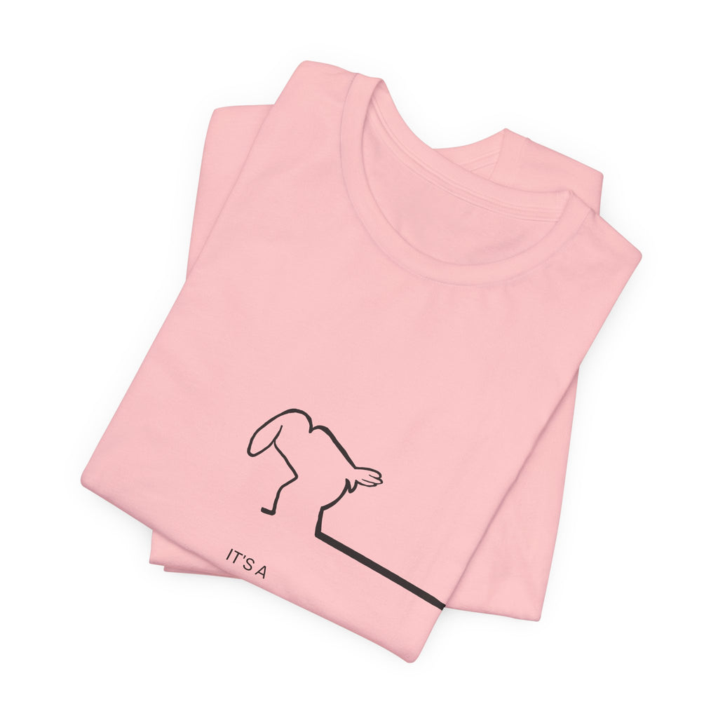 New Day Mr. Line Tee — "It's a New Day" Minimalist Mr. Line Design