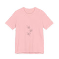 Butterfly Line Art Tee — Minimalist Three-Butterfly Graphic T-Shirt
