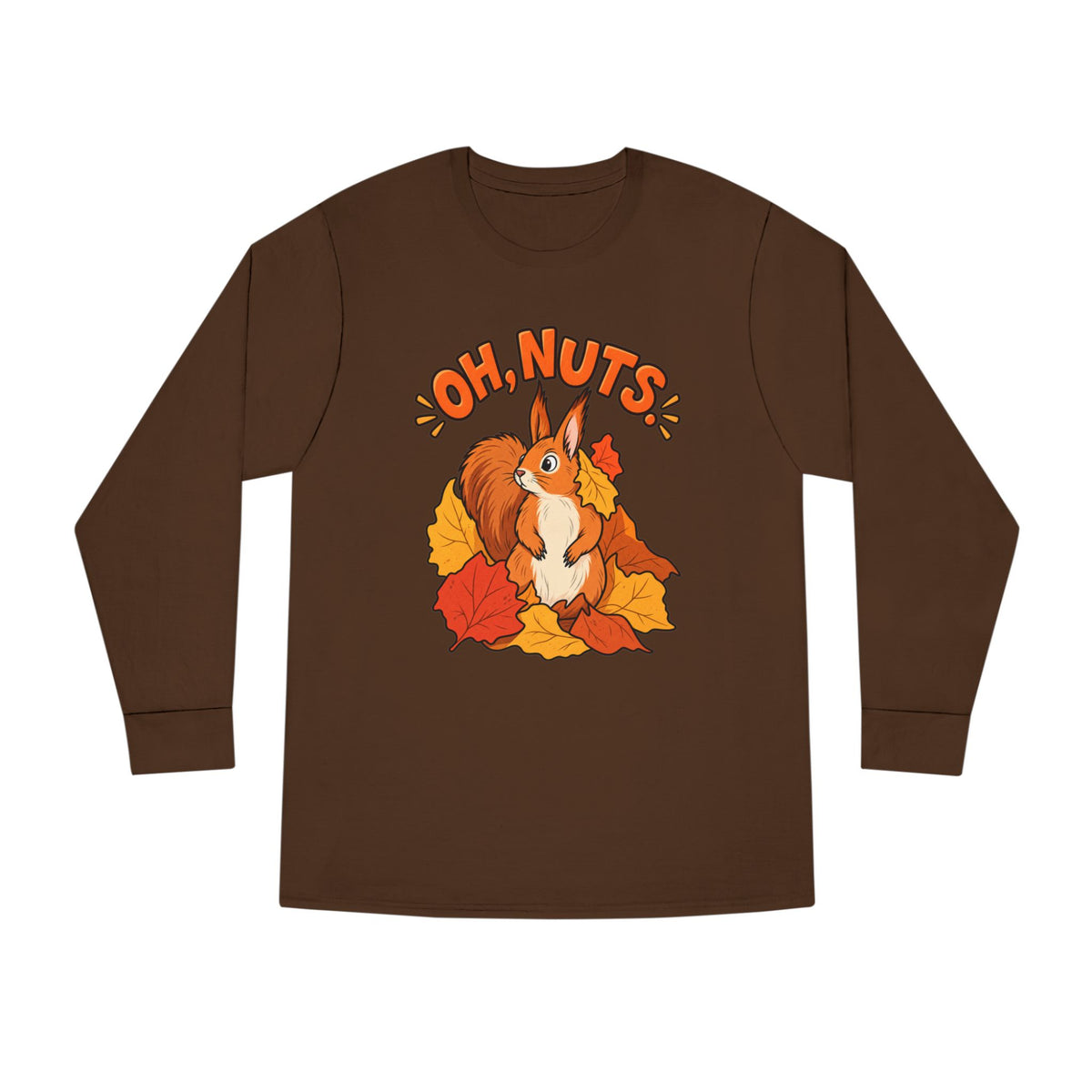 Oh, Nuts! Squirrel Fall Long Sleeve Tee