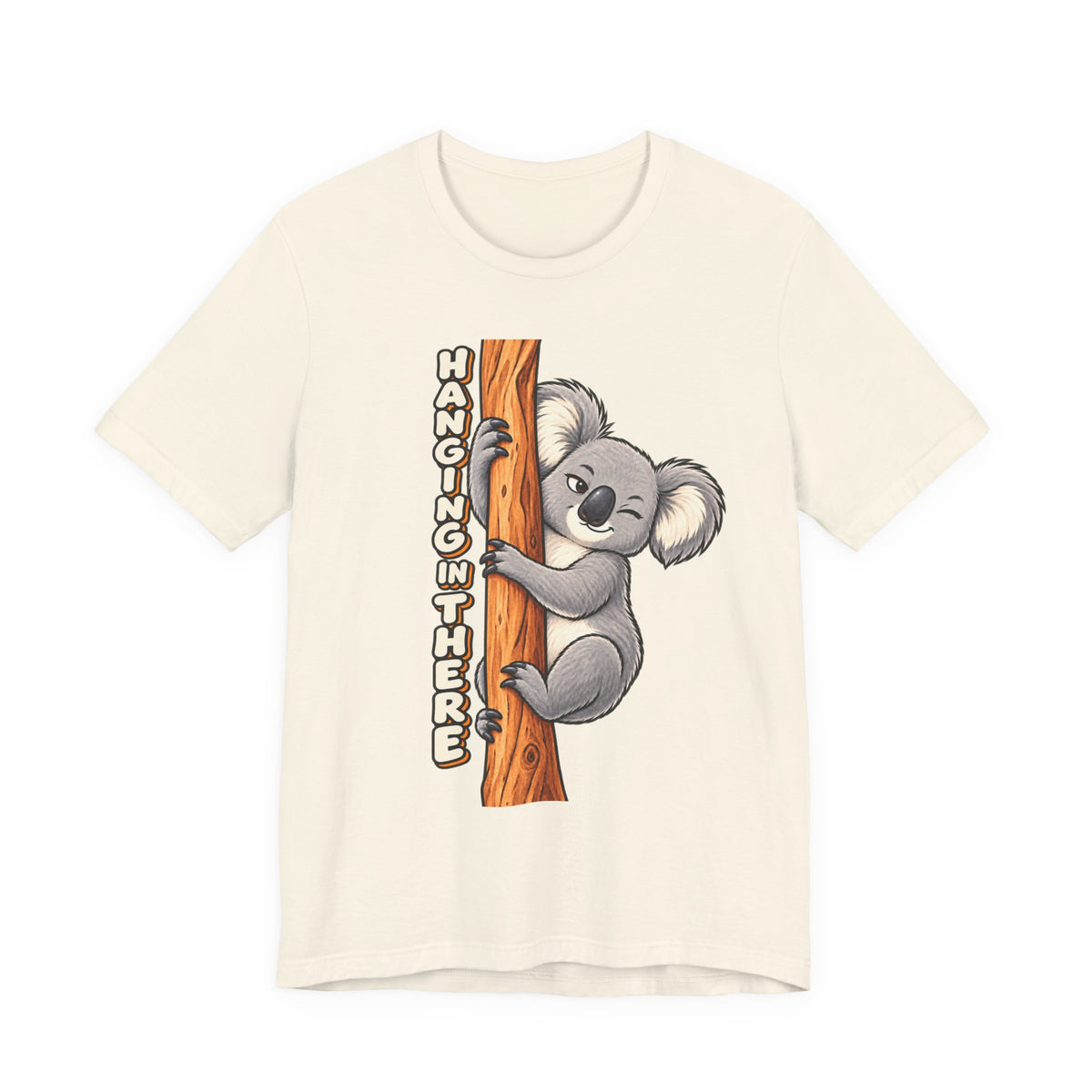 Koala 'Hanging In There' Tee - Cute Motivational Animal Graphic T-Shirt
