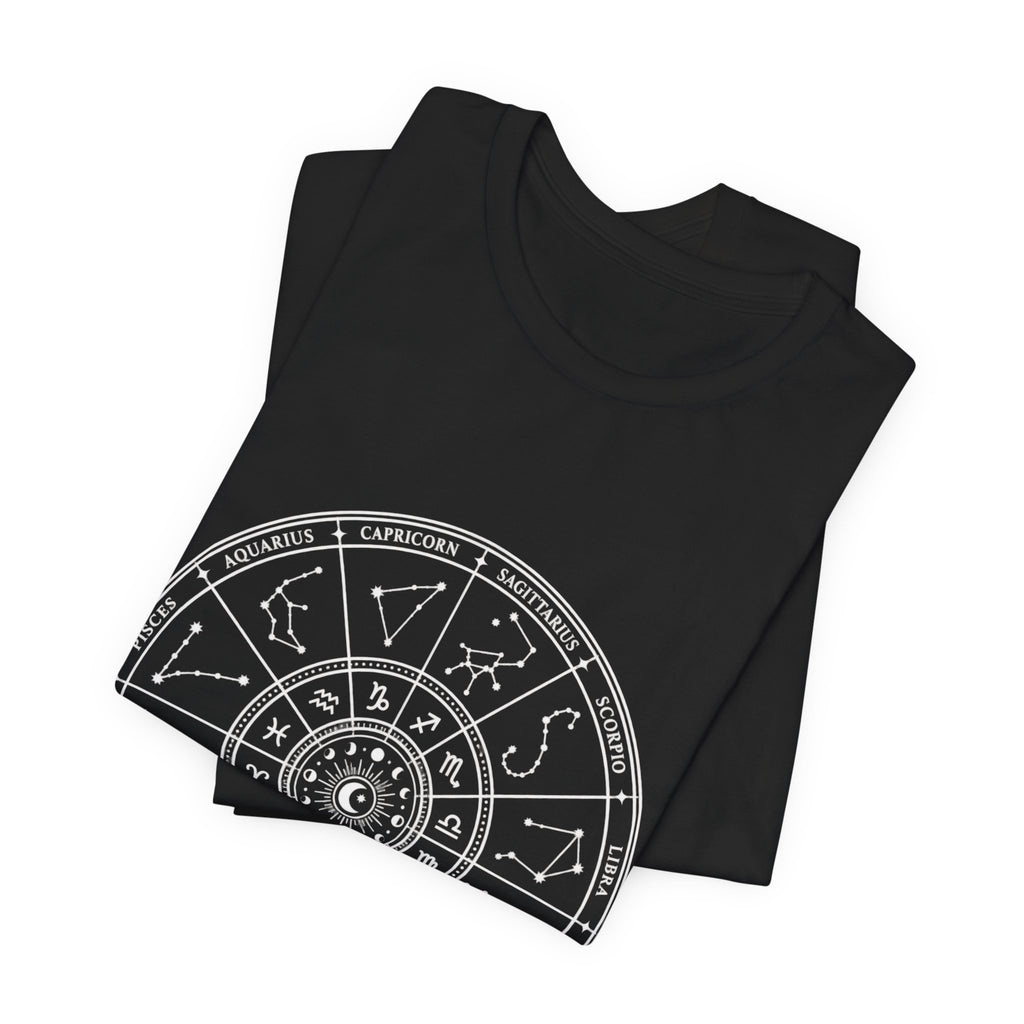 Zodiac Wheel T-Shirt — Astrology Horoscope Tee