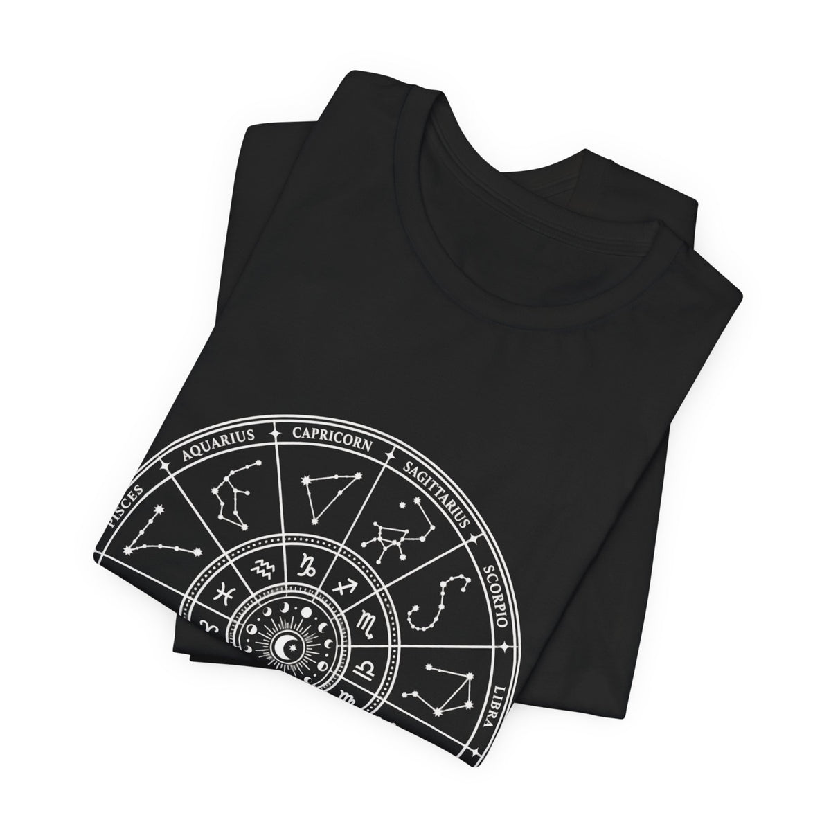 Zodiac Wheel T-Shirt — Astrology Horoscope Tee