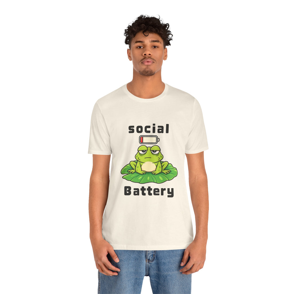 Social Battery Frog T-Shirt