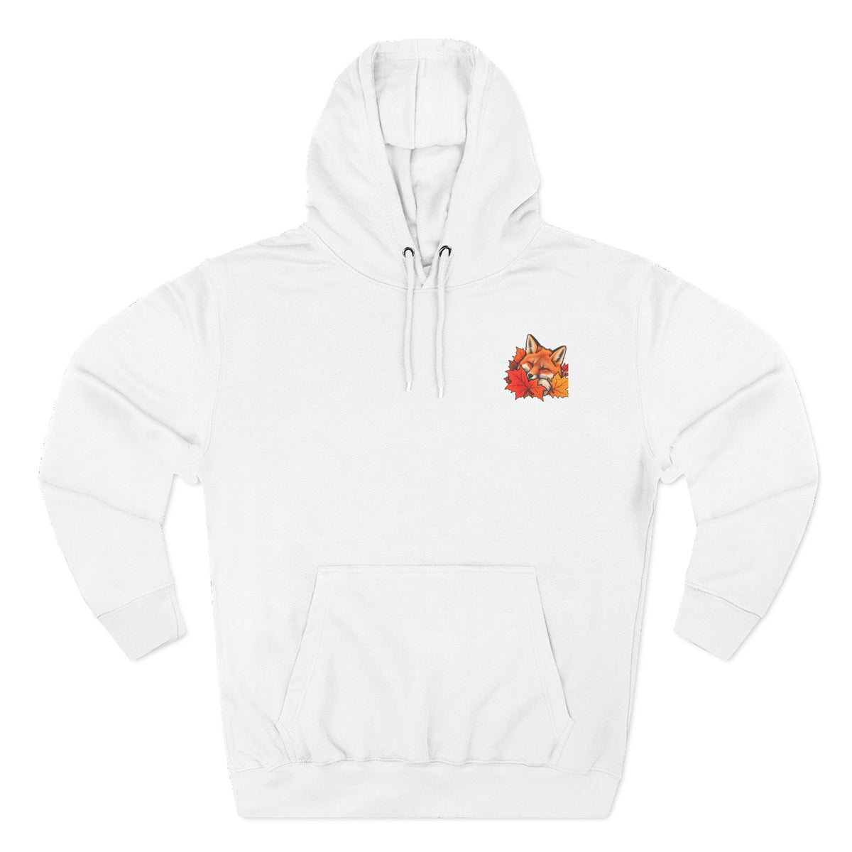 Leaf Me Alone Hoodie — Cute Fox Autumn Pullover