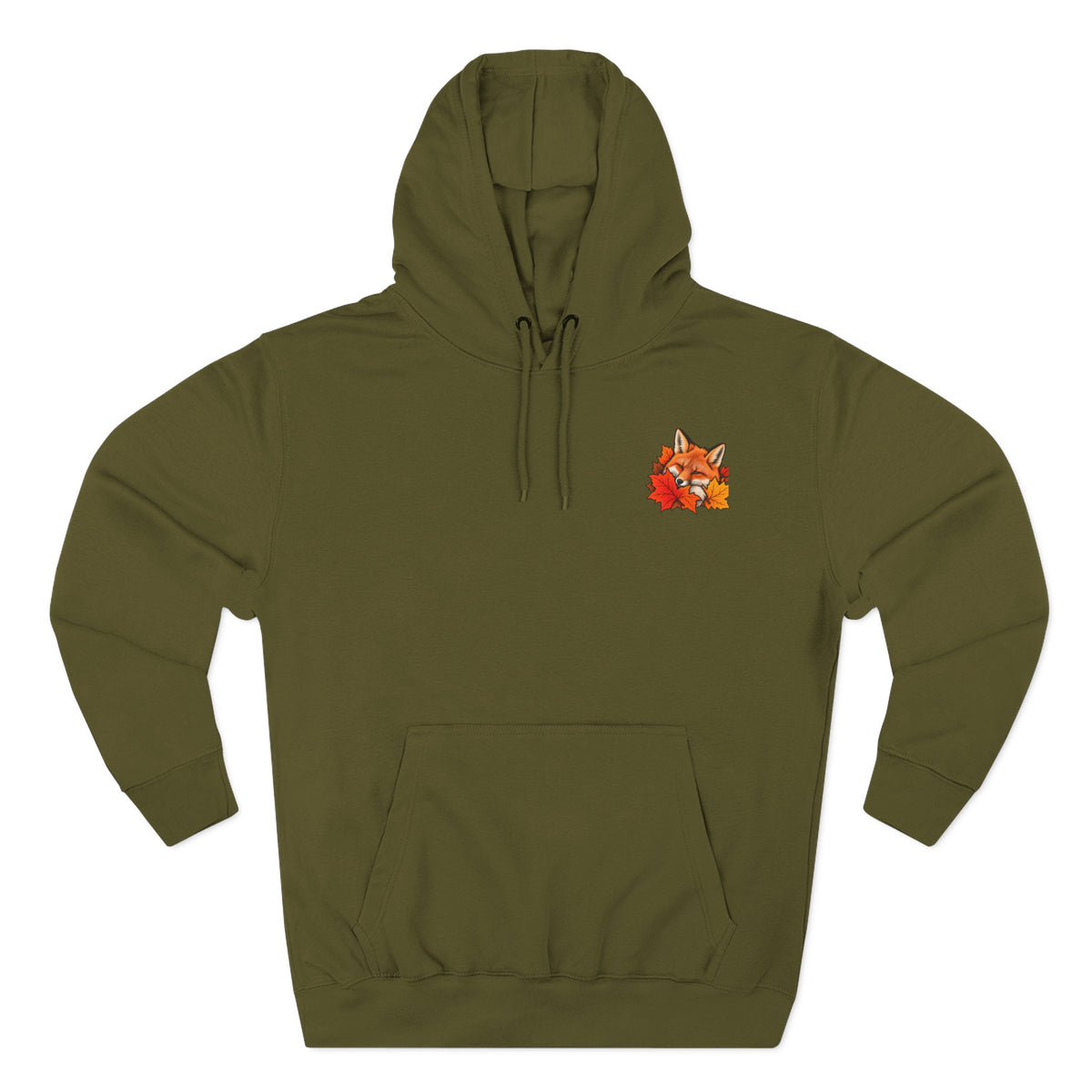 Leaf Me Alone Hoodie — Cute Fox Autumn Pullover