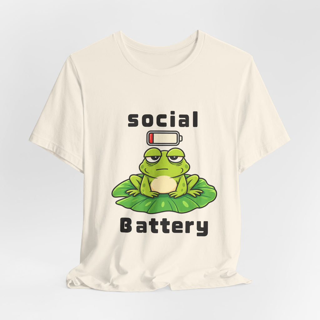 Social Battery Frog T-Shirt