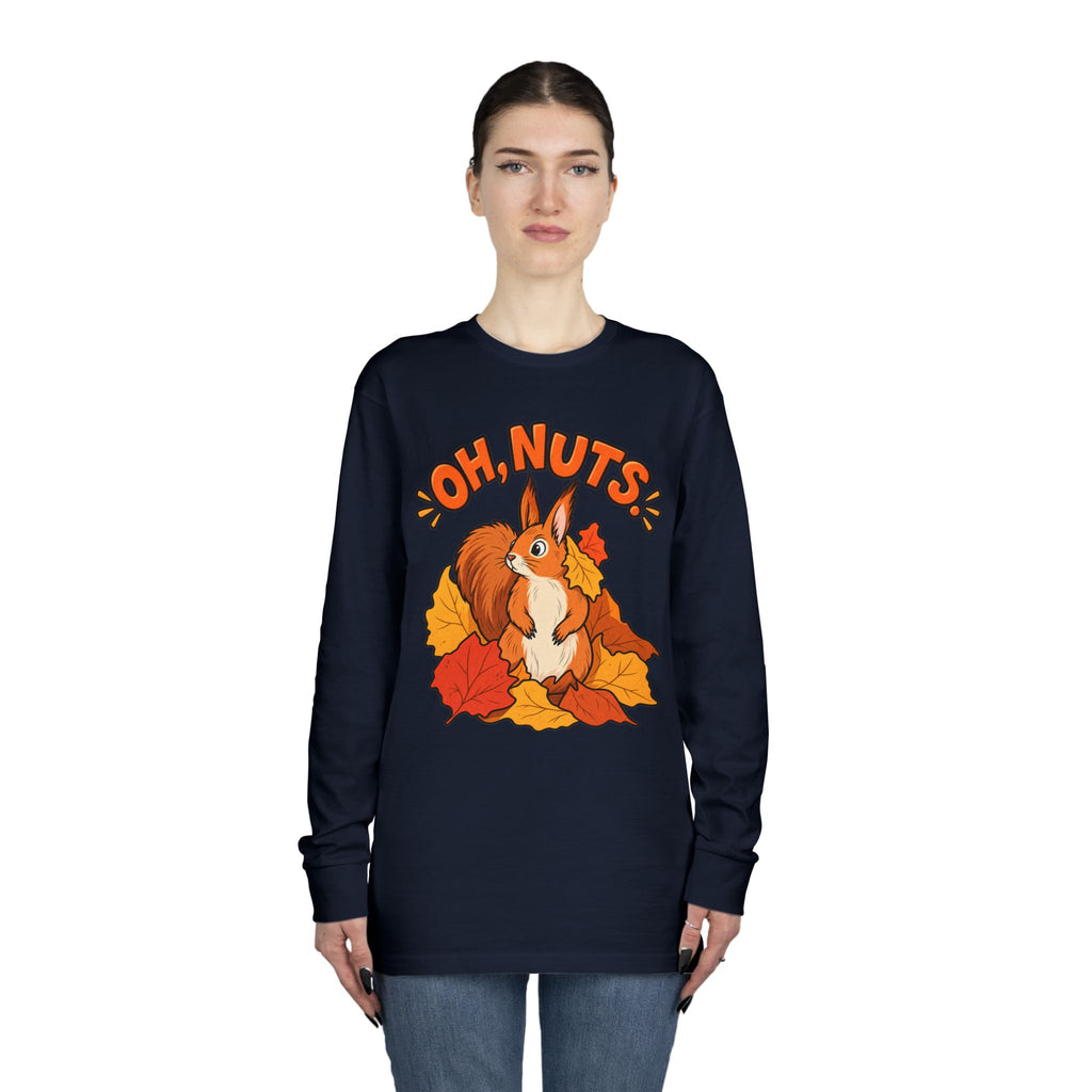 Oh, Nuts! Squirrel Fall Long Sleeve Tee