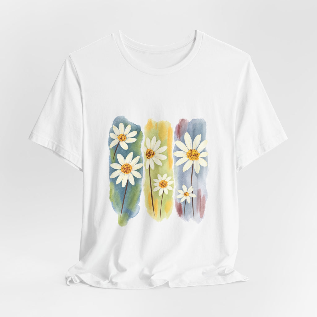 Daisy Watercolor Brushstroke Tee
