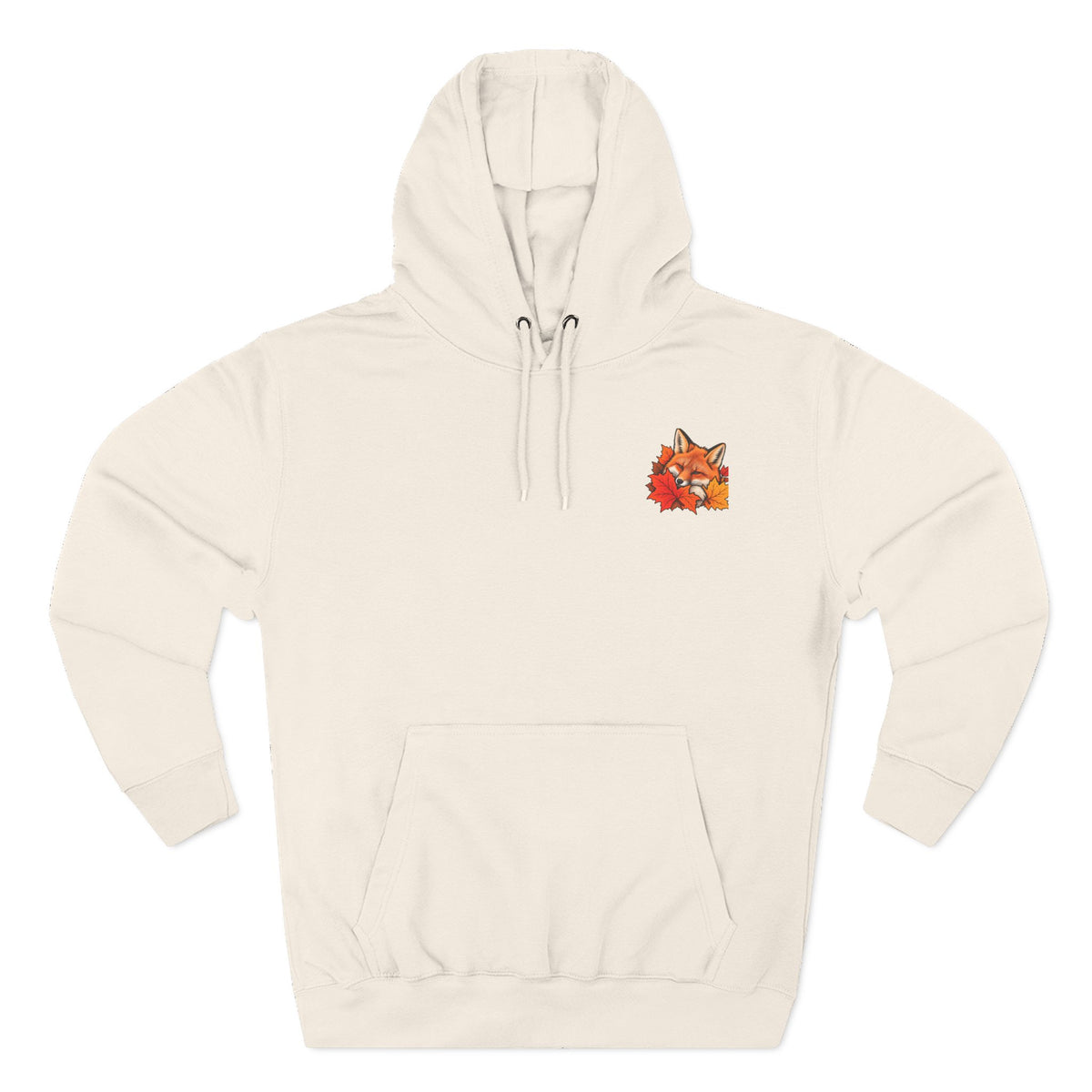Leaf Me Alone Hoodie — Cute Fox Autumn Pullover