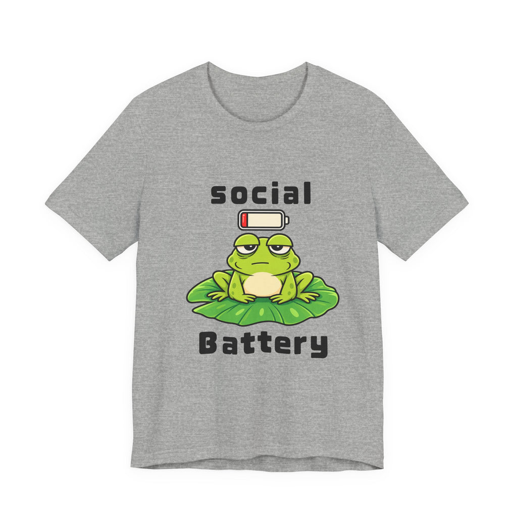 Social Battery Frog T-Shirt