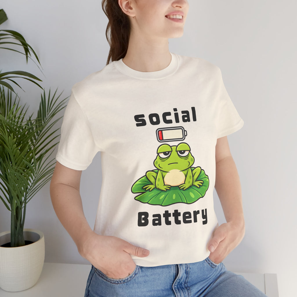 Social Battery Frog T-Shirt