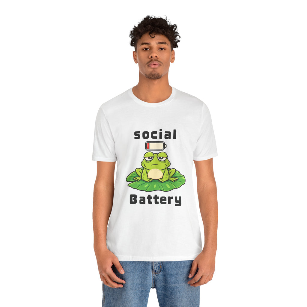 Social Battery Frog T-Shirt