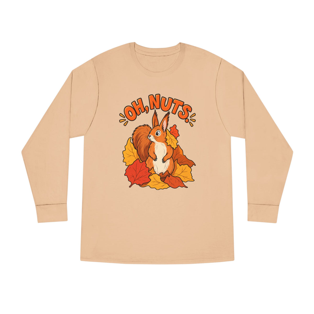 Oh, Nuts! Squirrel Fall Long Sleeve Tee