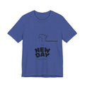 New Day Mr. Line Tee — "It's a New Day" Minimalist Mr. Line Design