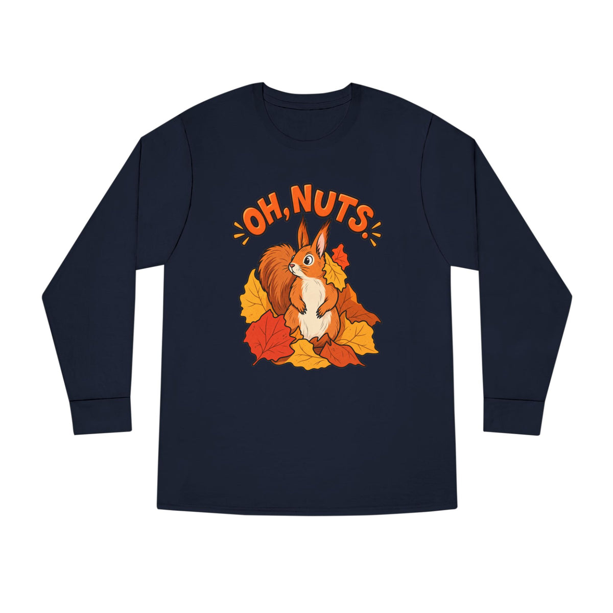 Oh, Nuts! Squirrel Fall Long Sleeve Tee