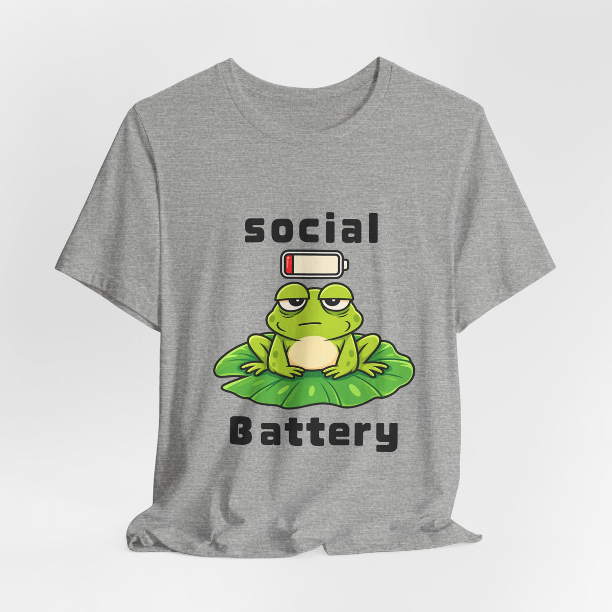Social Battery Frog T-Shirt