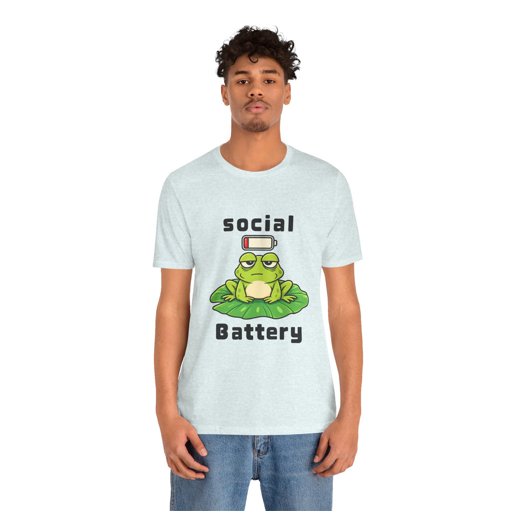 Social Battery Frog T-Shirt