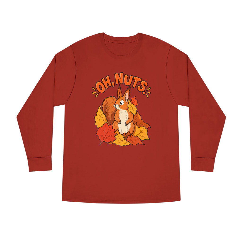 Oh, Nuts! Squirrel Fall Long Sleeve Tee