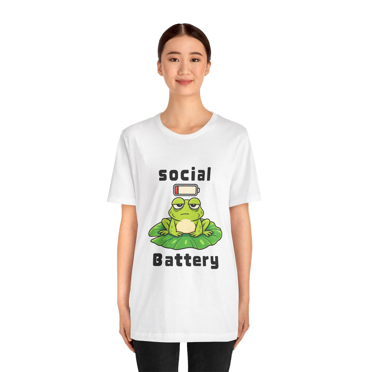 Social Battery Frog T-Shirt