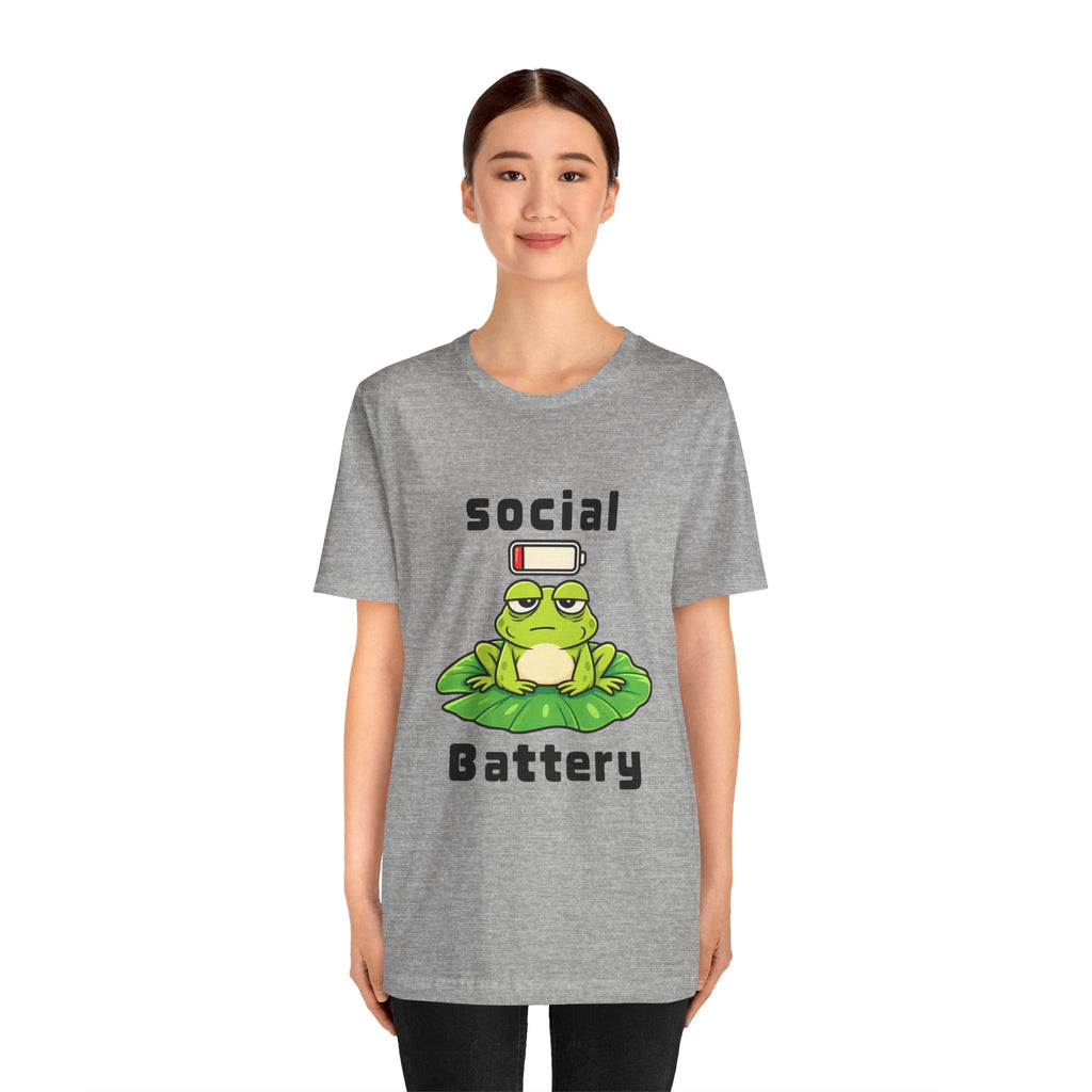 Social Battery Frog T-Shirt