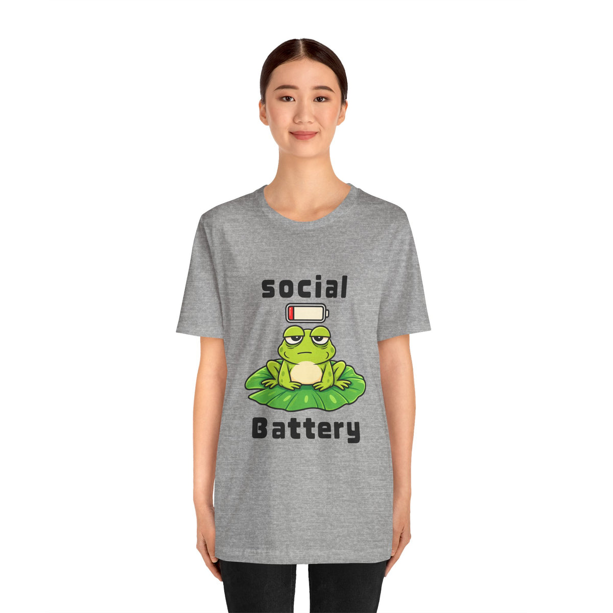 Social Battery Frog T-Shirt