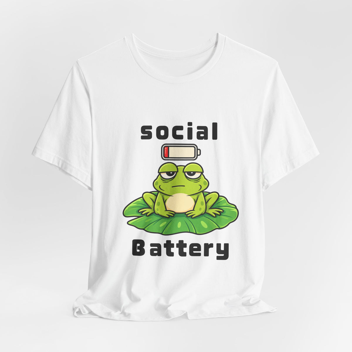 Social Battery Frog T-Shirt