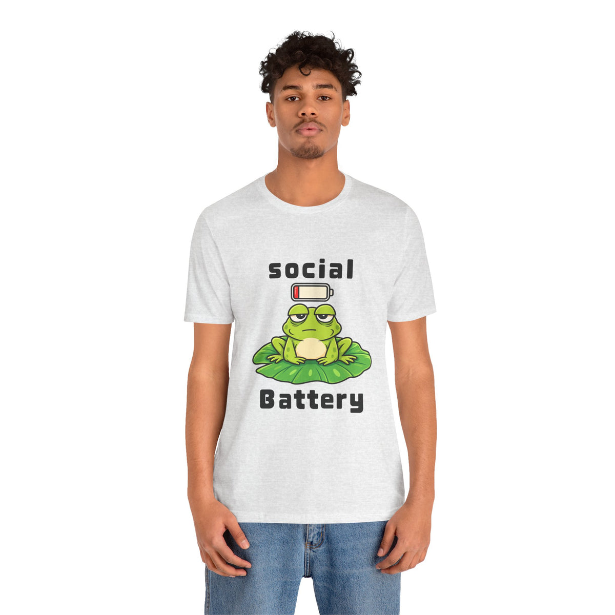 Social Battery Frog T-Shirt