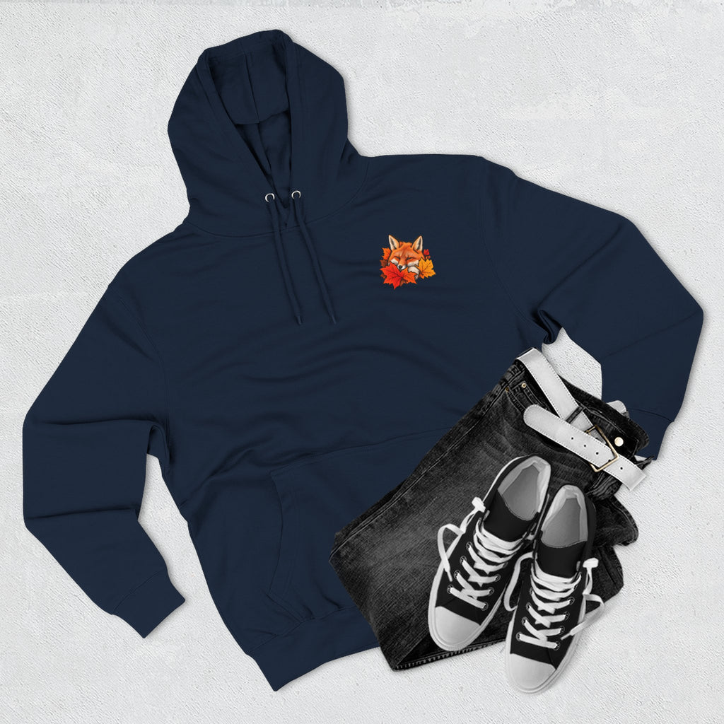 Leaf Me Alone Hoodie — Cute Fox Autumn Pullover