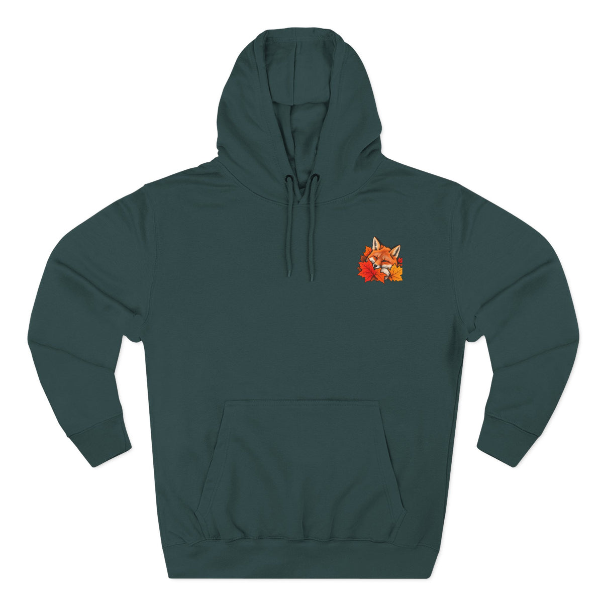 Leaf Me Alone Hoodie — Cute Fox Autumn Pullover
