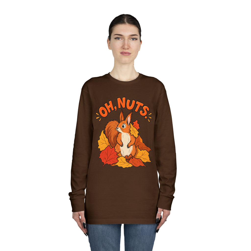 Oh, Nuts! Squirrel Fall Long Sleeve Tee