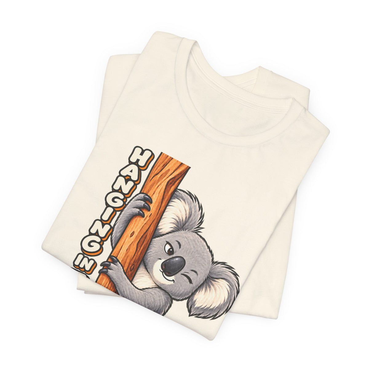 Koala 'Hanging In There' Tee - Cute Motivational Animal Graphic T-Shirt