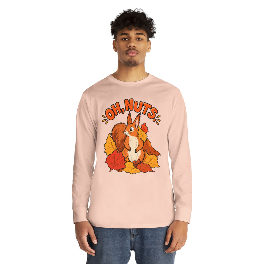 Oh, Nuts! Squirrel Fall Long Sleeve Tee