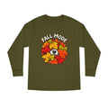 Fall Mode Long Sleeve Tee — Cute Sloth Hidden in Autumn Leaves
