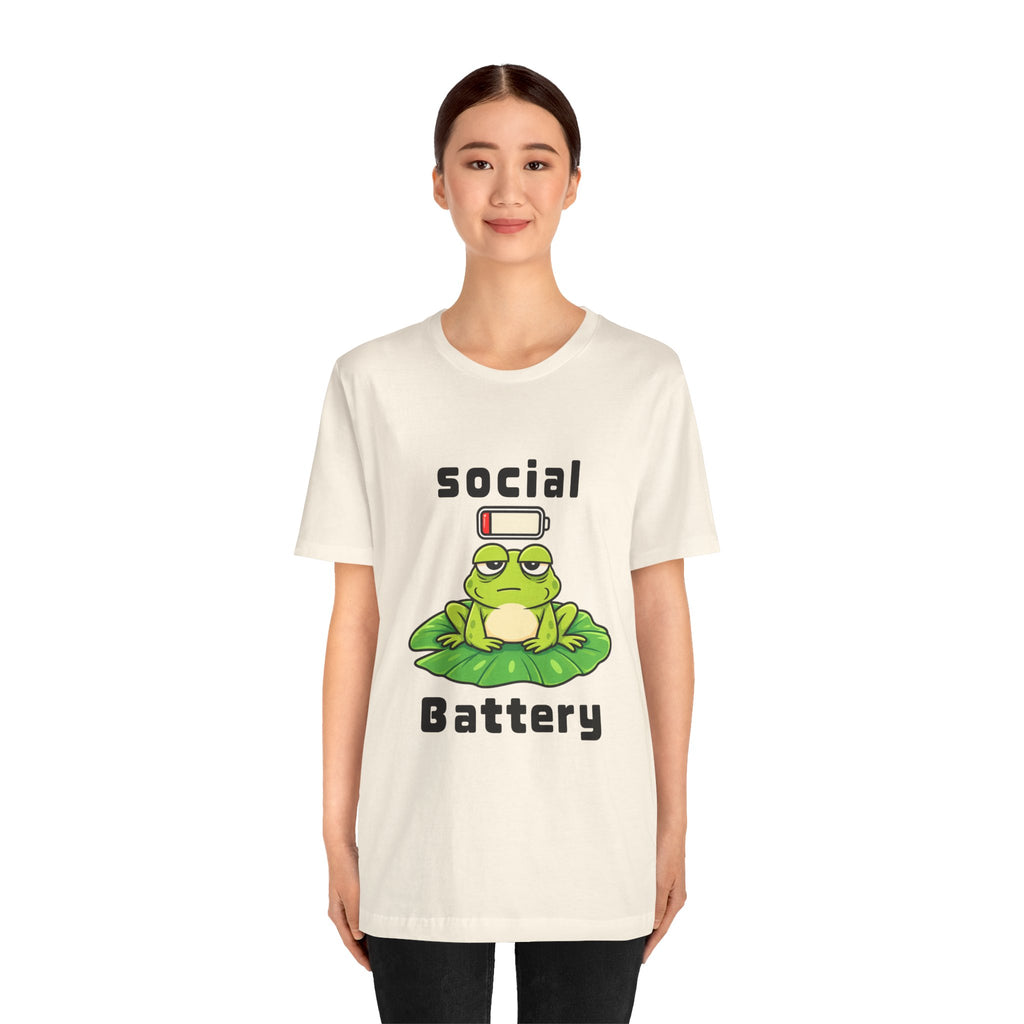 Social Battery Frog T-Shirt