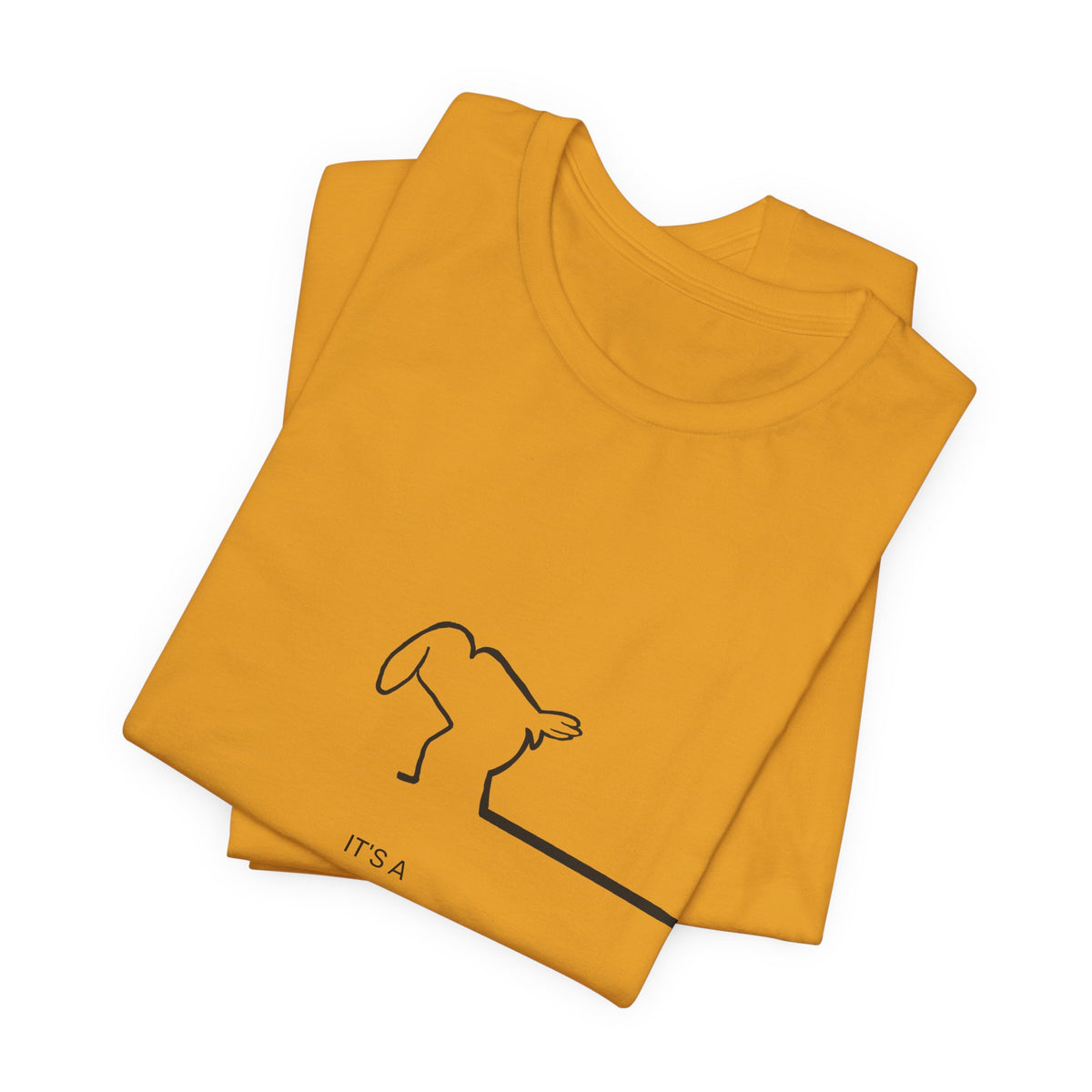 New Day Mr. Line Tee — "It's a New Day" Minimalist Mr. Line Design