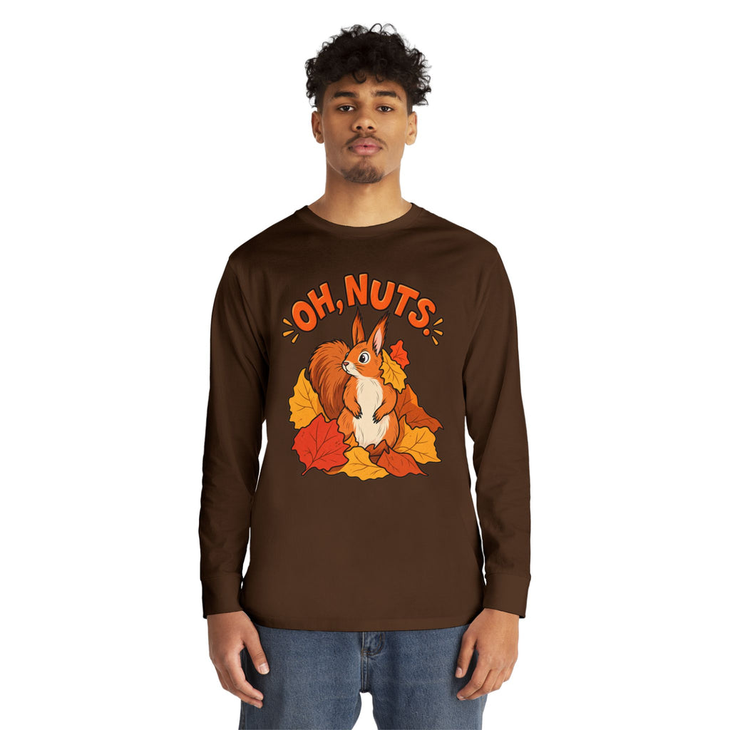 Oh, Nuts! Squirrel Fall Long Sleeve Tee