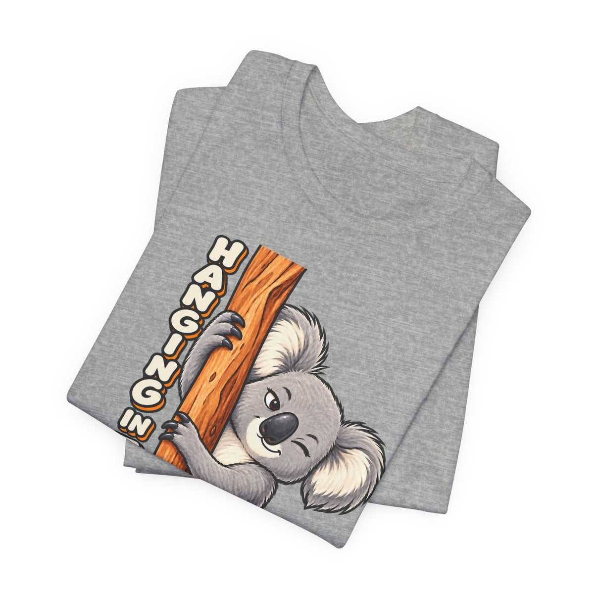 Koala 'Hanging In There' Tee - Cute Motivational Animal Graphic T-Shirt