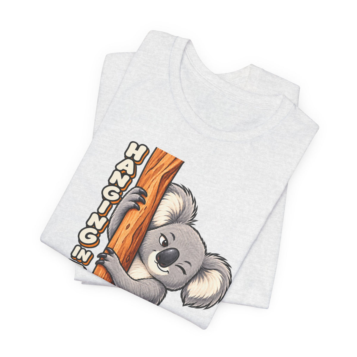 Koala 'Hanging In There' Tee - Cute Motivational Animal Graphic T-Shirt