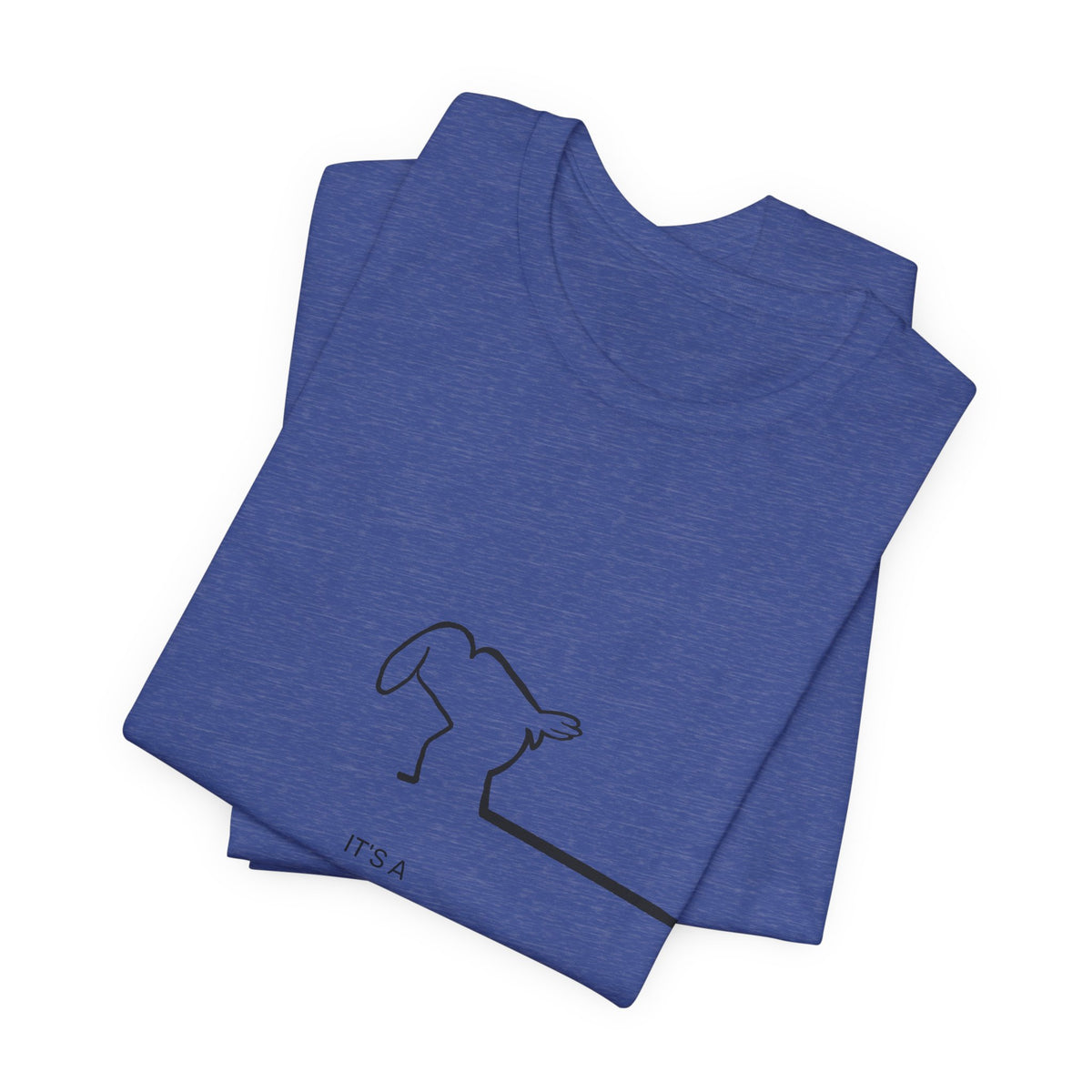 New Day Mr. Line Tee — "It's a New Day" Minimalist Mr. Line Design