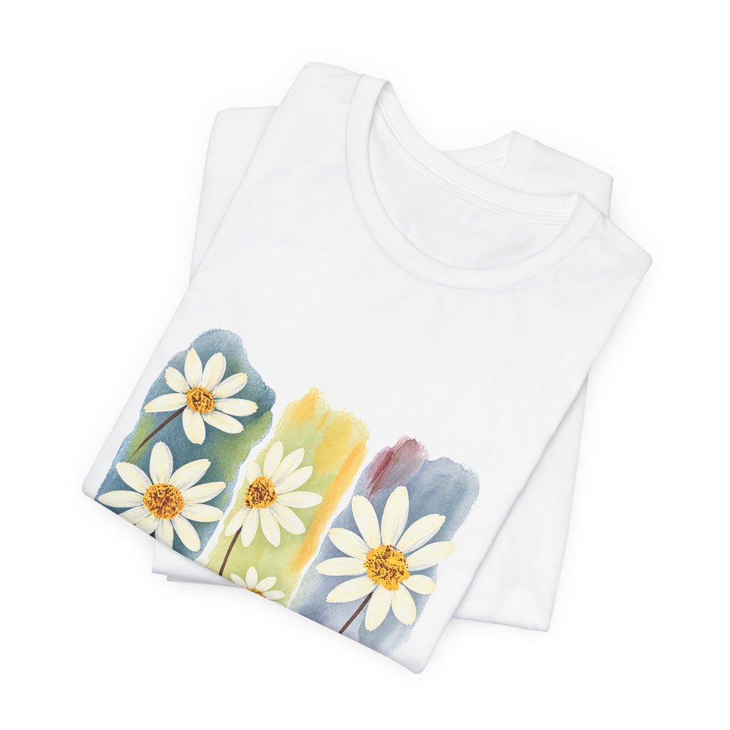Daisy Watercolor Brushstroke Tee