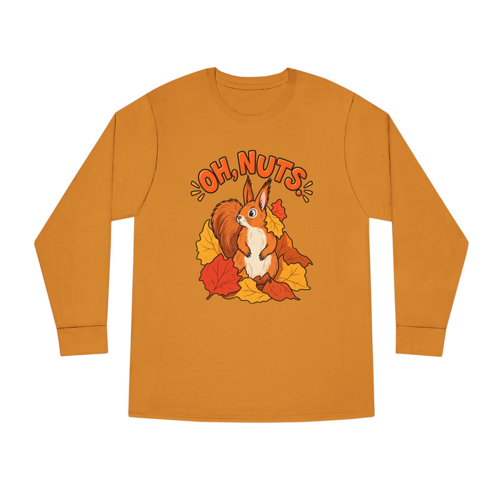 Oh, Nuts! Squirrel Fall Long Sleeve Tee