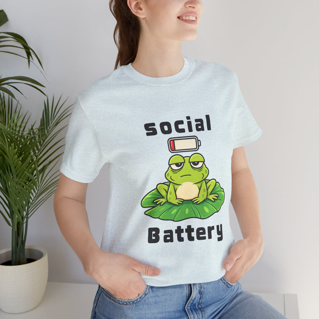 Social Battery Frog T-Shirt
