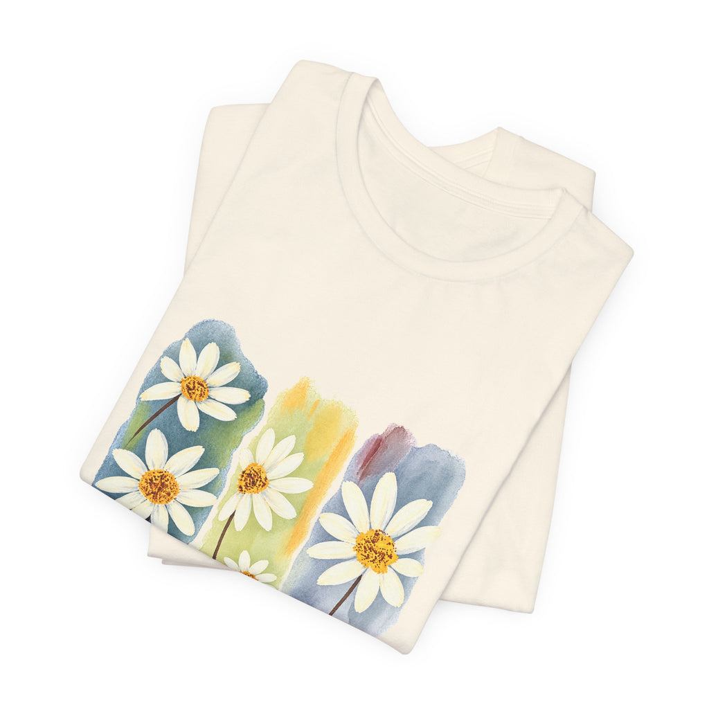 Daisy Watercolor Brushstroke Tee
