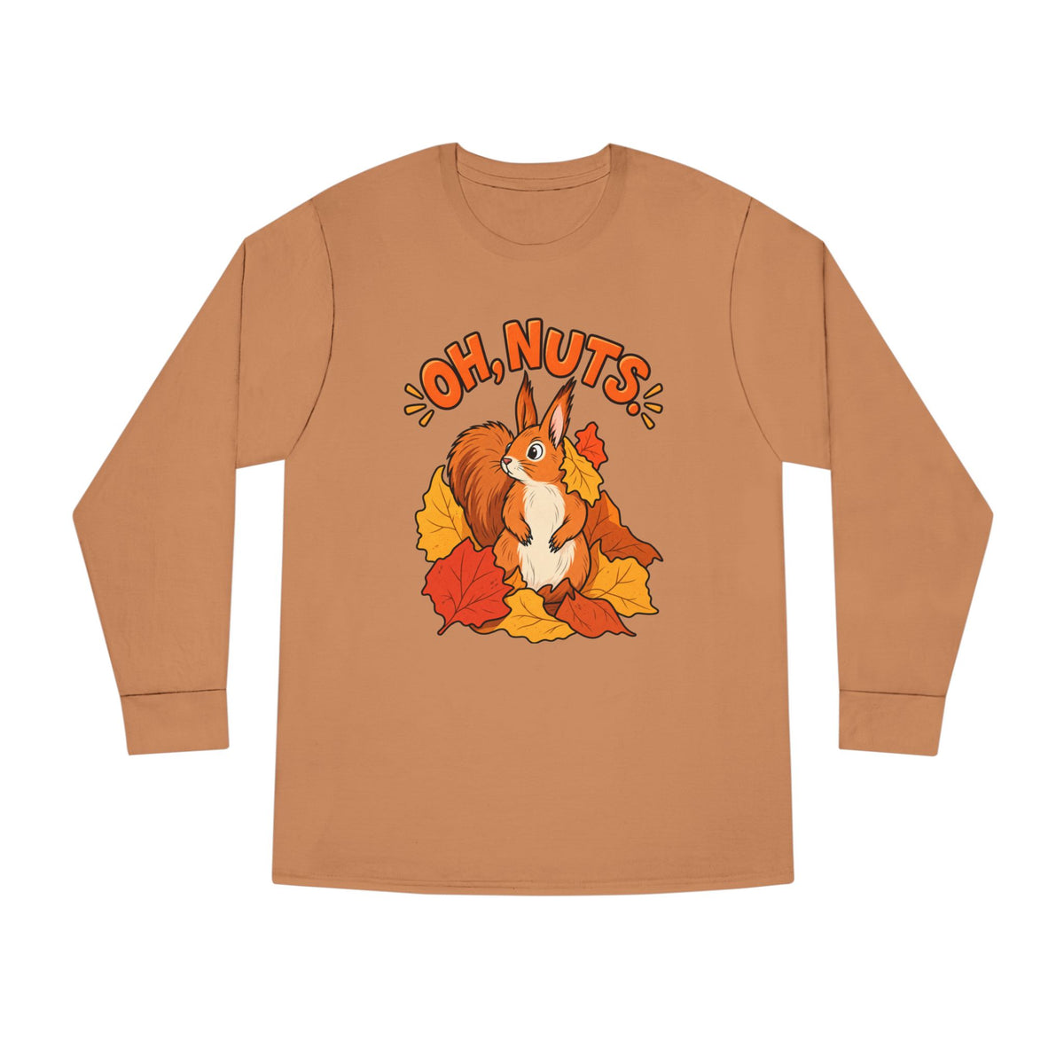 Oh, Nuts! Squirrel Fall Long Sleeve Tee