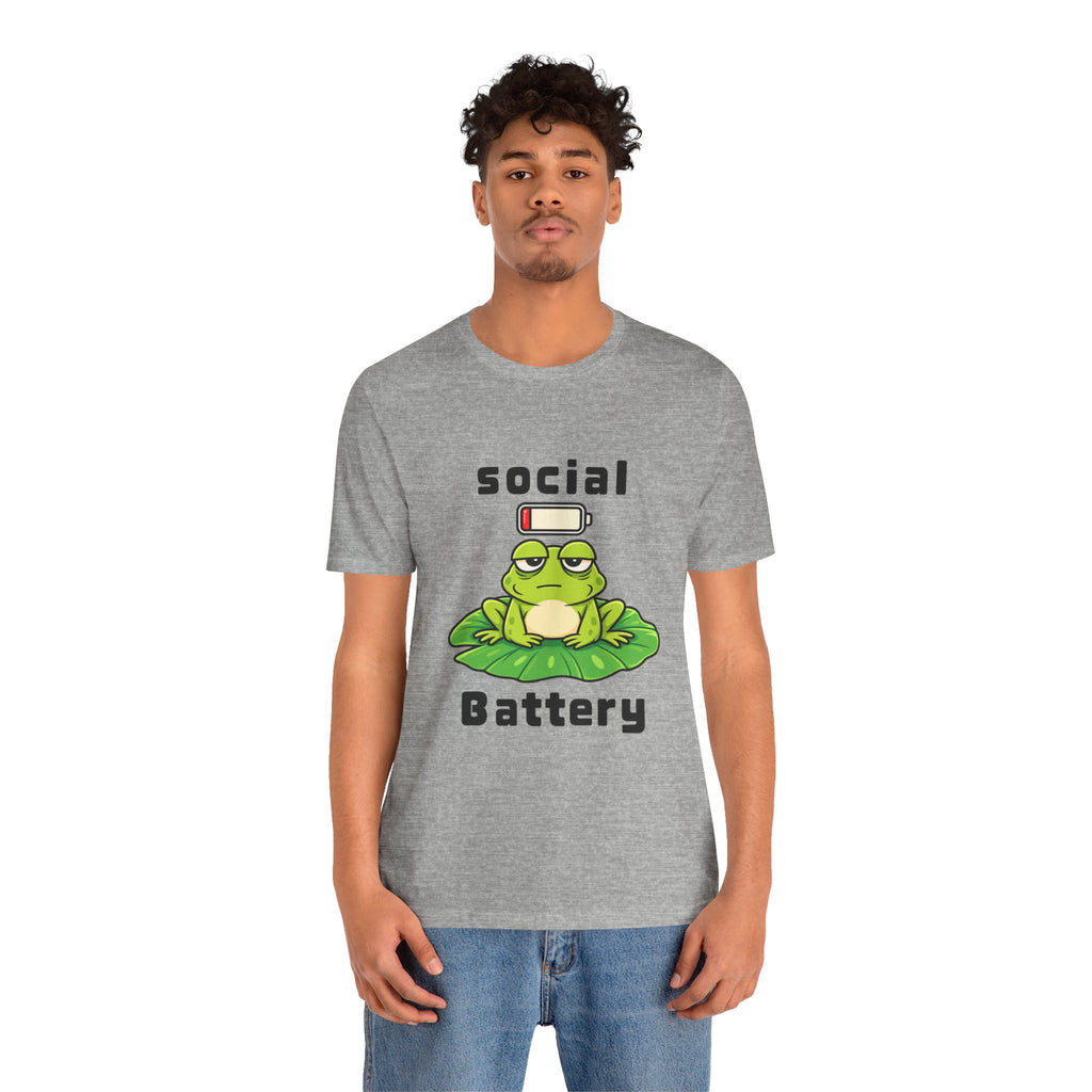 Social Battery Frog T-Shirt
