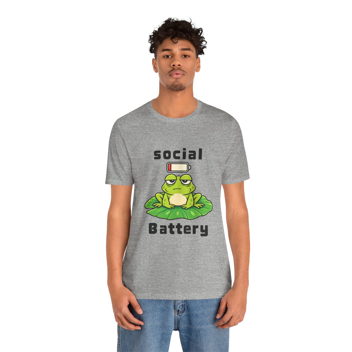 Social Battery Frog T-Shirt