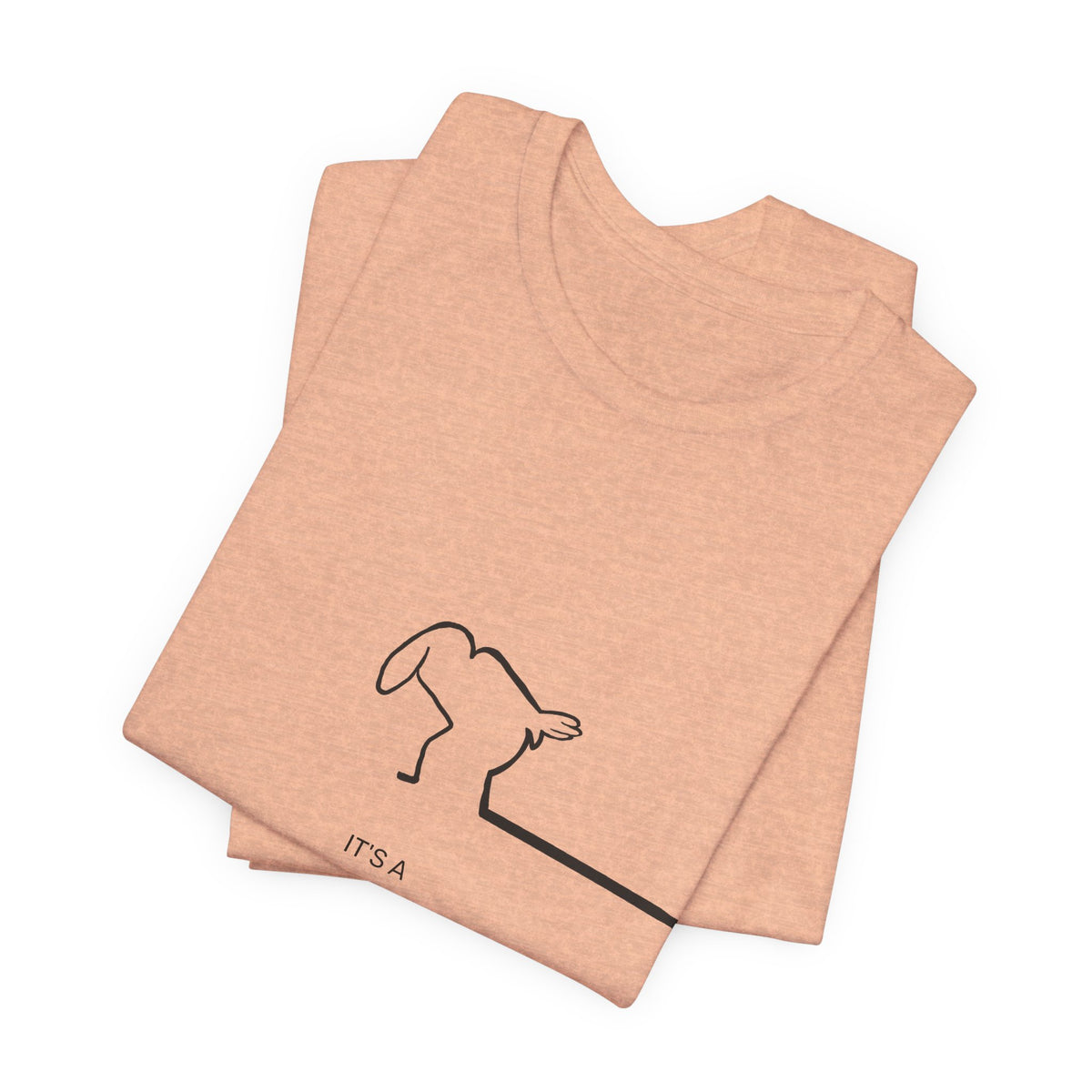 New Day Mr. Line Tee — "It's a New Day" Minimalist Mr. Line Design
